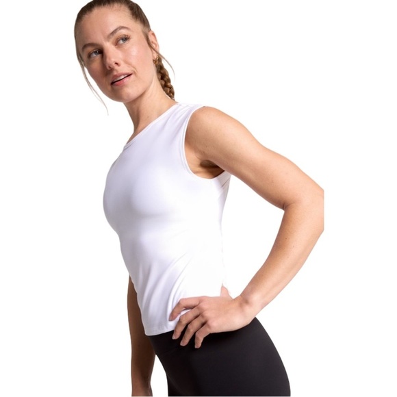 CALIA Inspire Open Back Pilates Tank Pure White Size Small | Trendy Athleisure - Picture 2 of 7